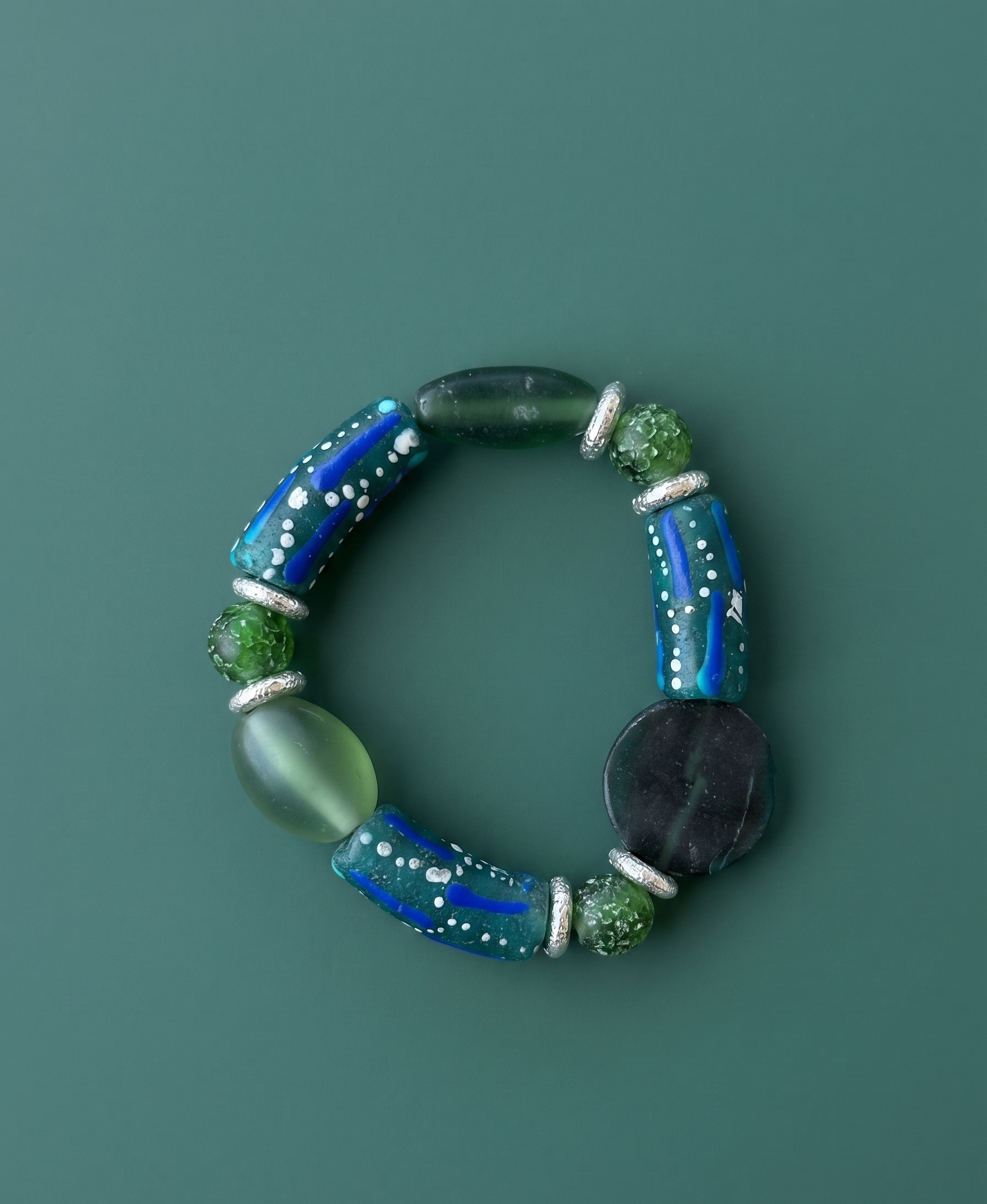 Tides Bracelet in Jade