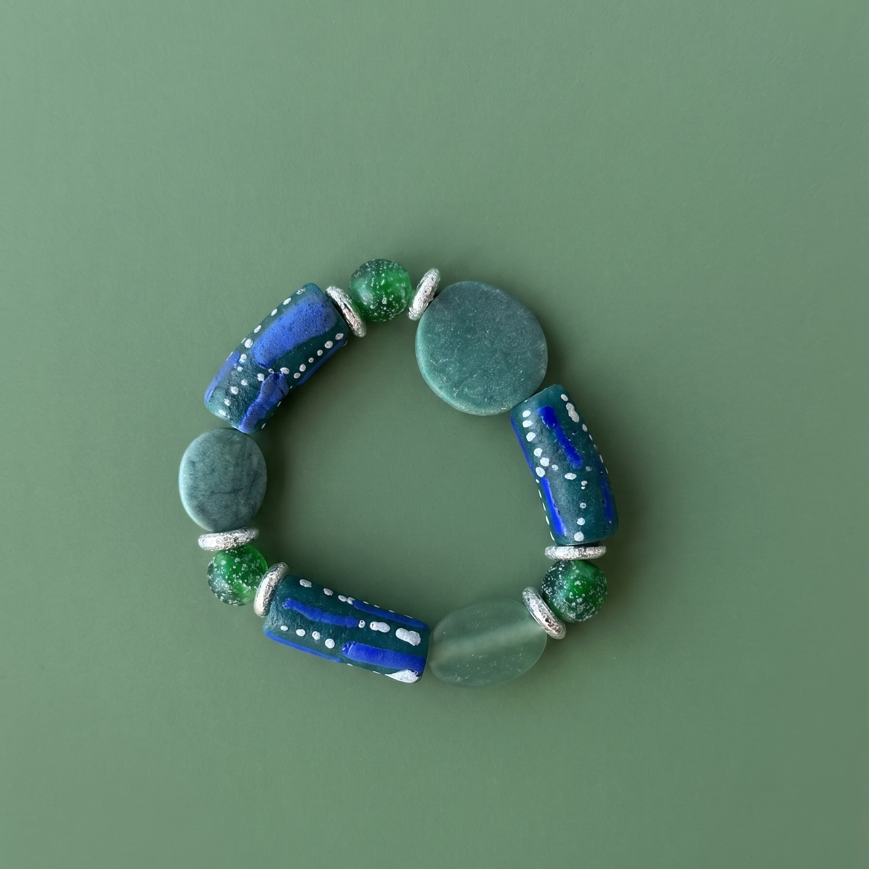 Tides Bracelet in Jade