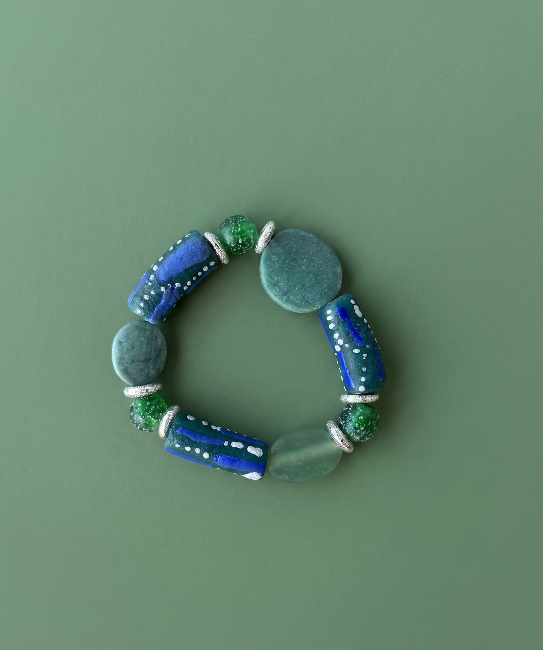 Tides Bracelet in Jade