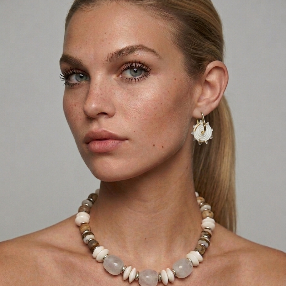 The Moana Necklace in White