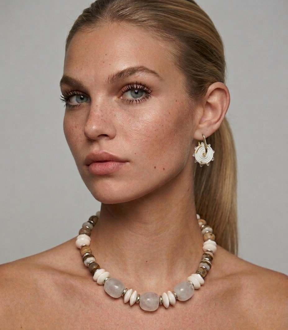 The Moana Necklace in White