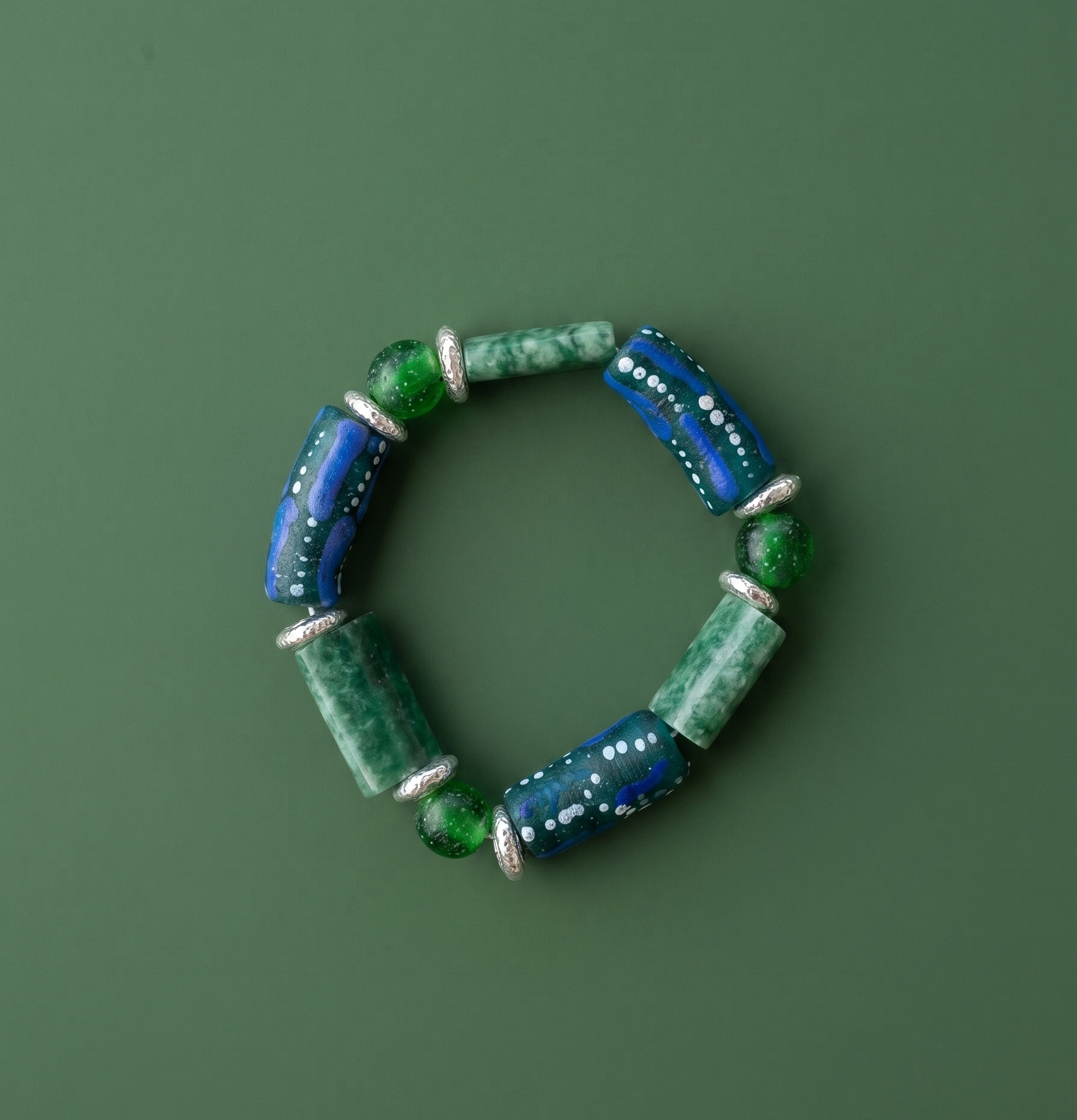 Tides Bracelet in Jade