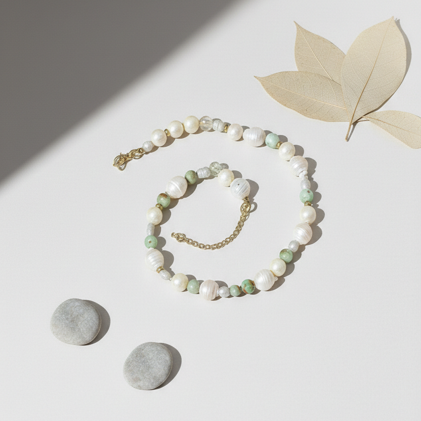 Holiday Pearl Medley Necklaces