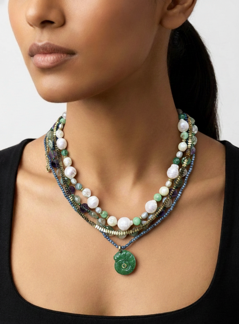 Karışık İnci Kolyeler