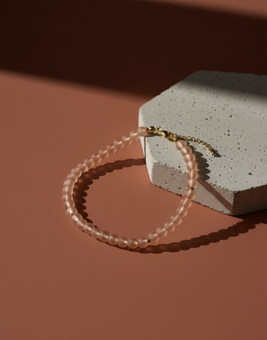 Pale pink necklace