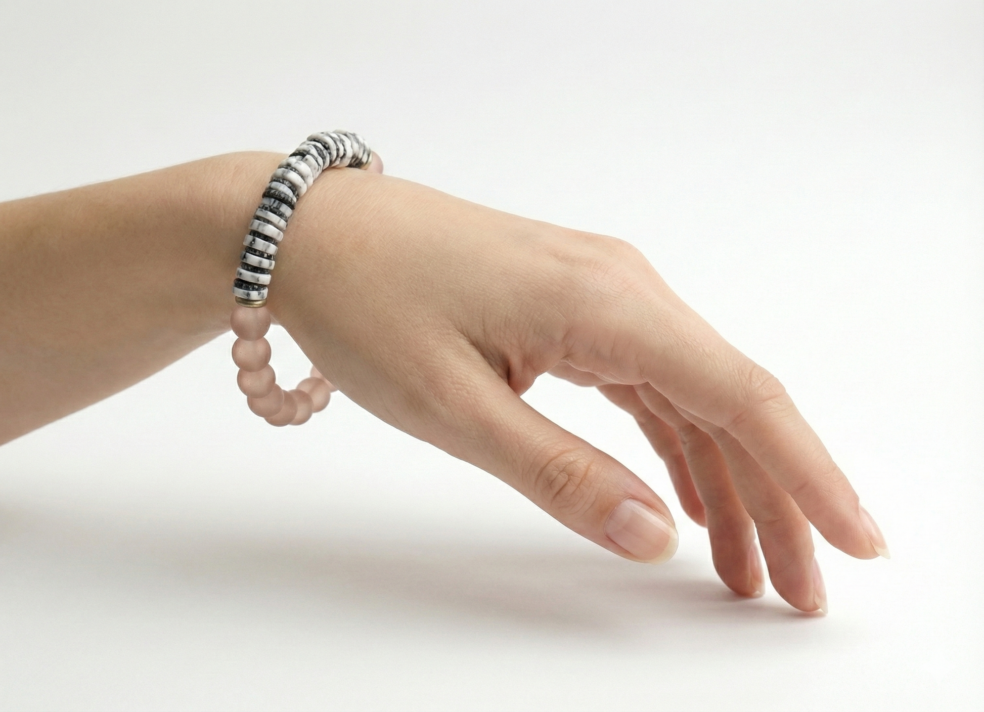 Açık Pembe Flor Bileklik