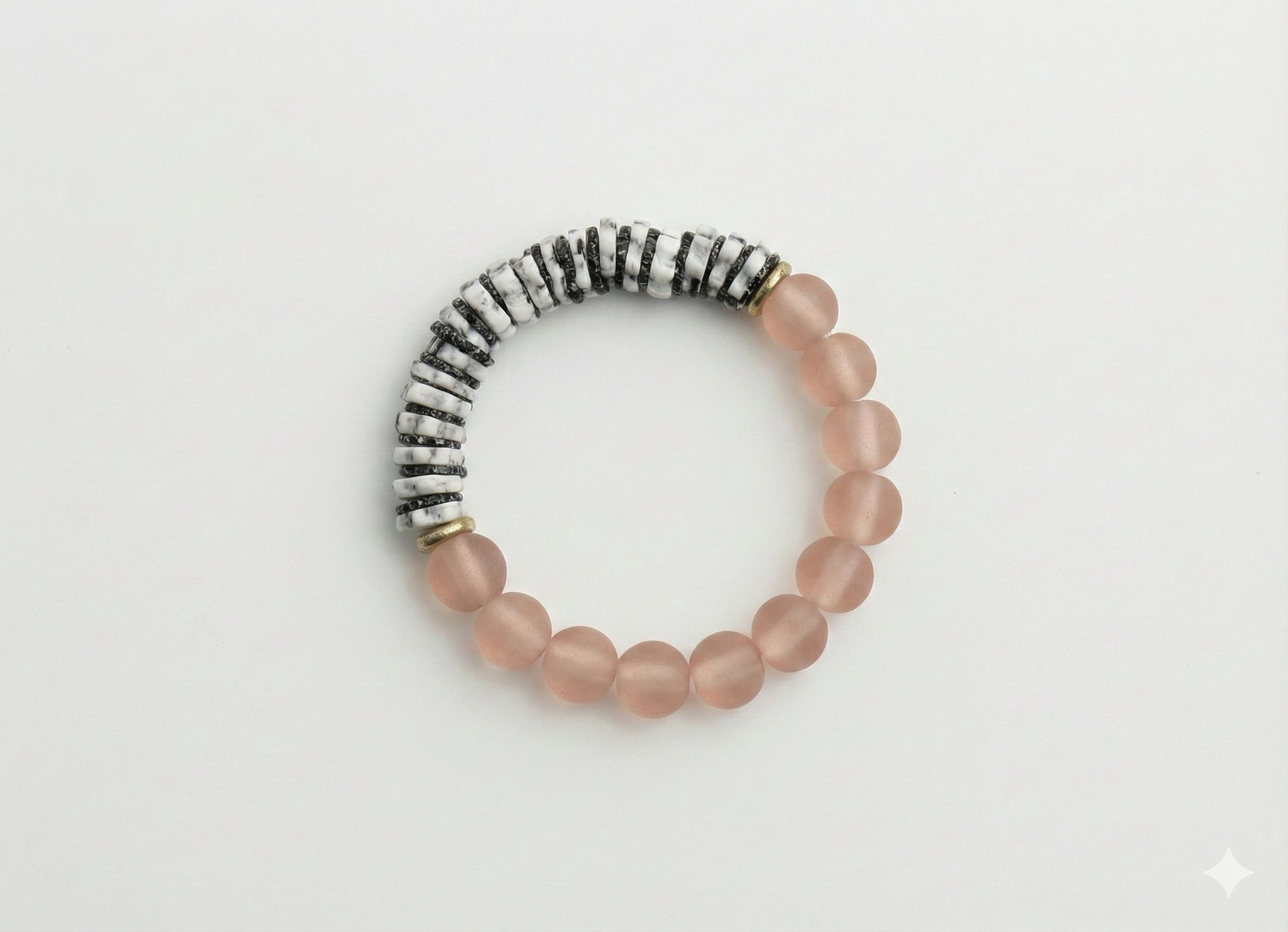 Açık Pembe Flor Bileklik