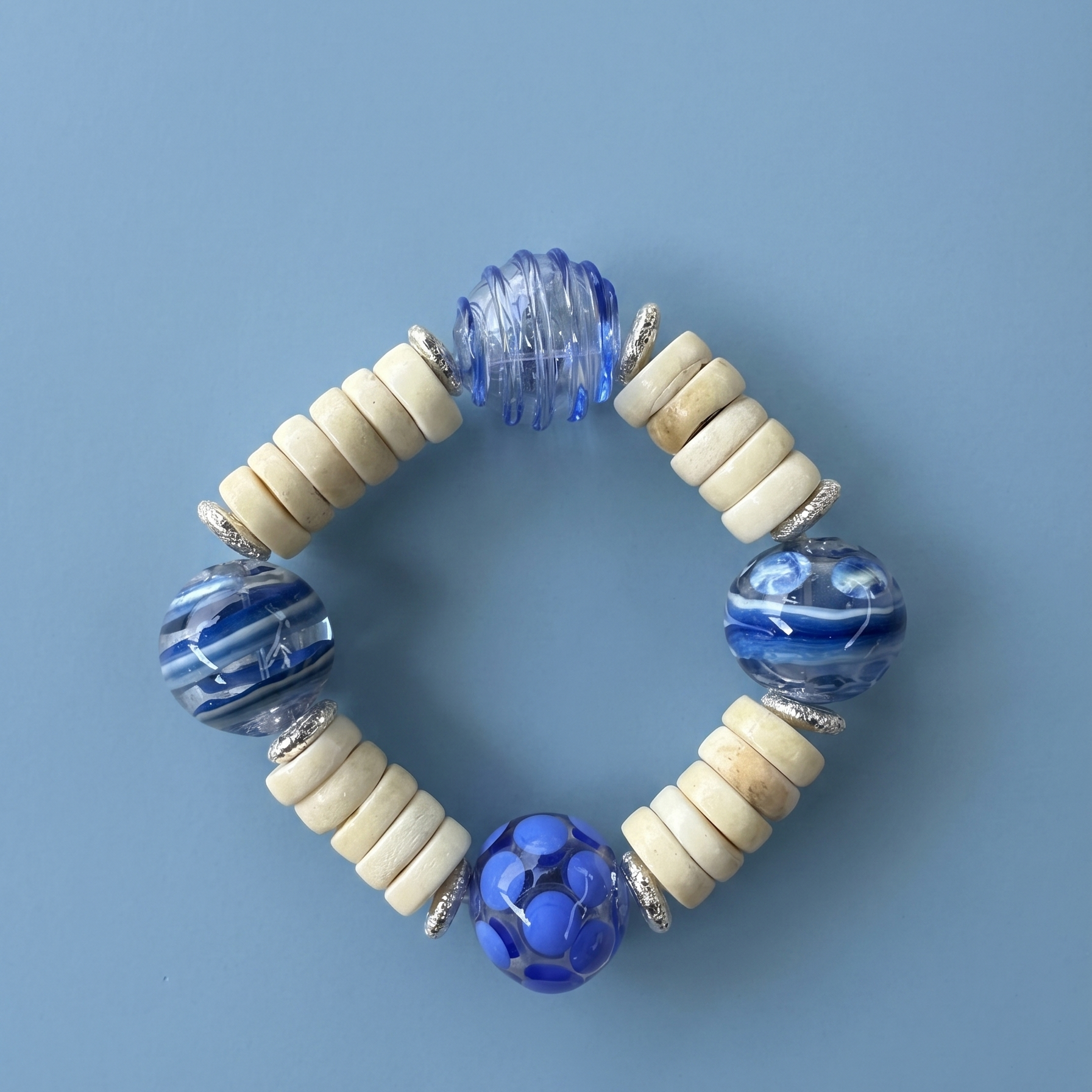 One of a kind bracelets / Ocean version