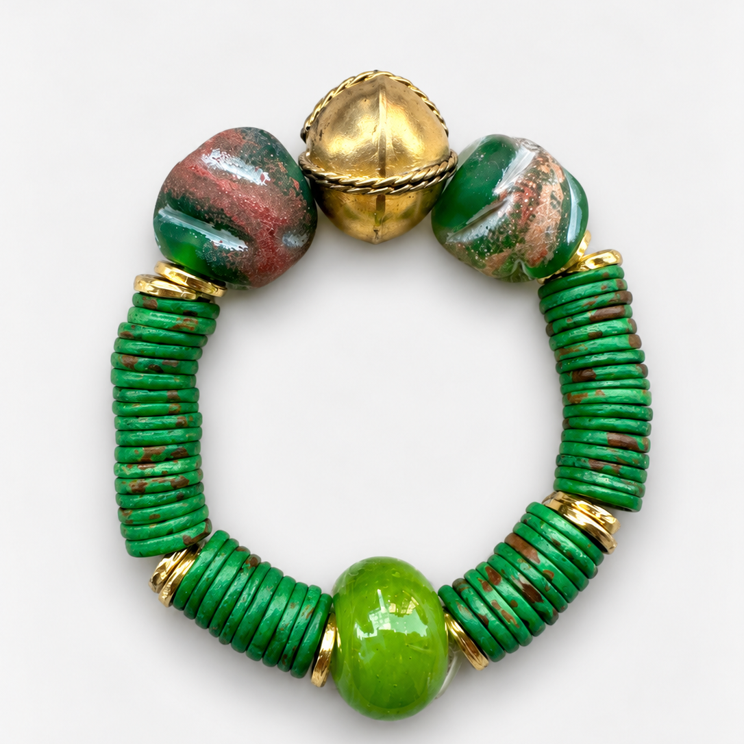 Cabalette Bracelet in Green