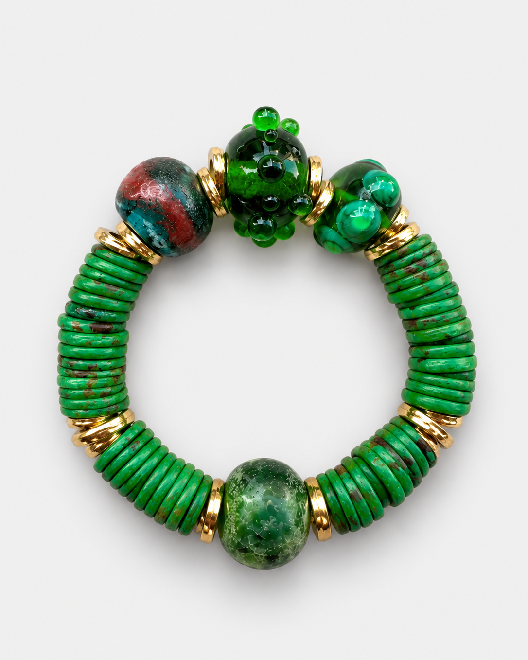 Cabalette Bracelet in Green