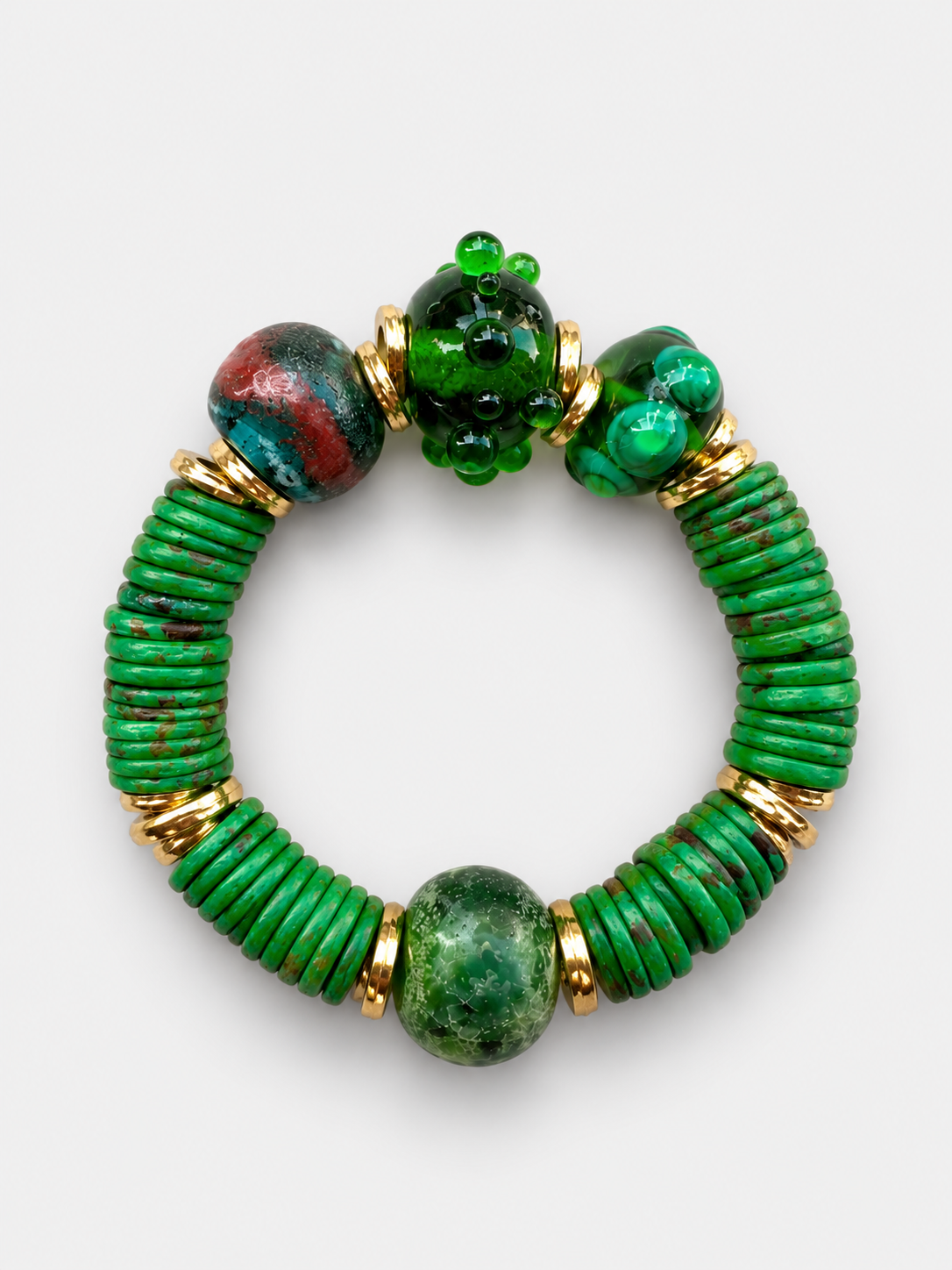 Cabalette Bracelet in Green