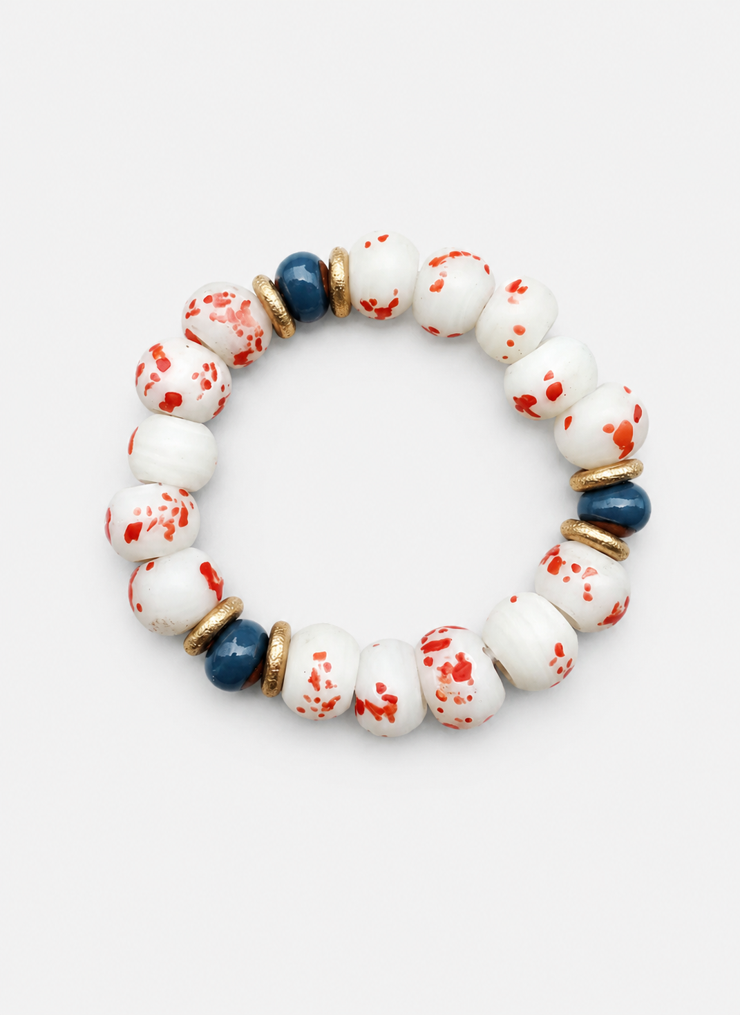 Red Sprinkled Bracelet