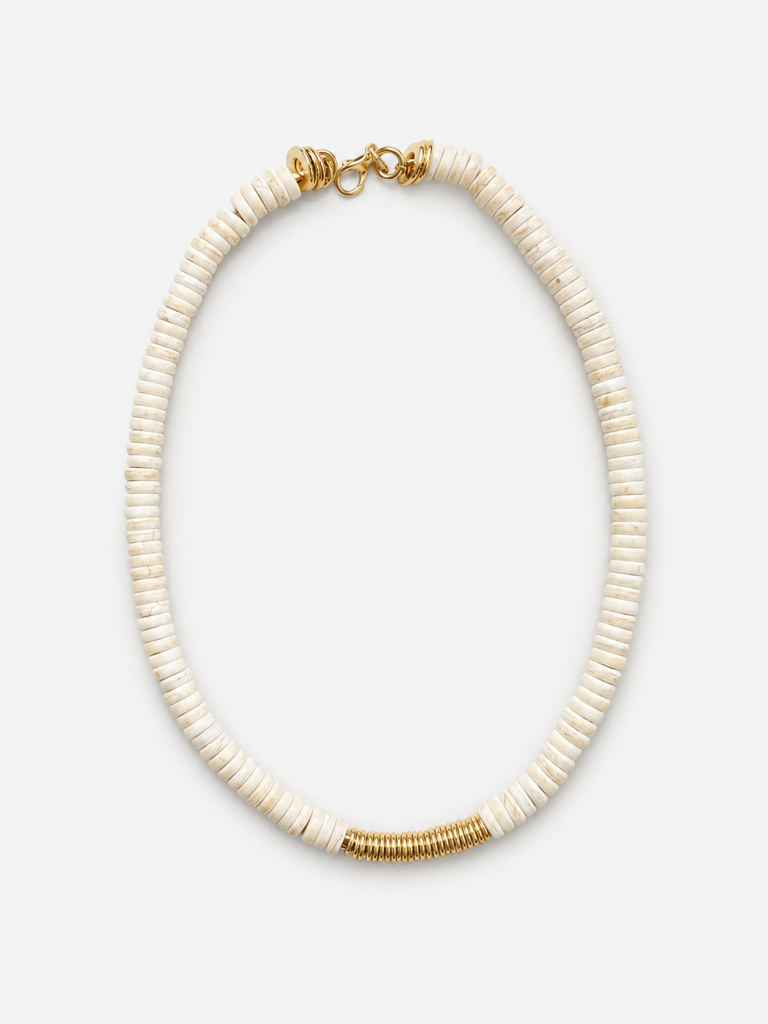 Mini Bini Necklace White
