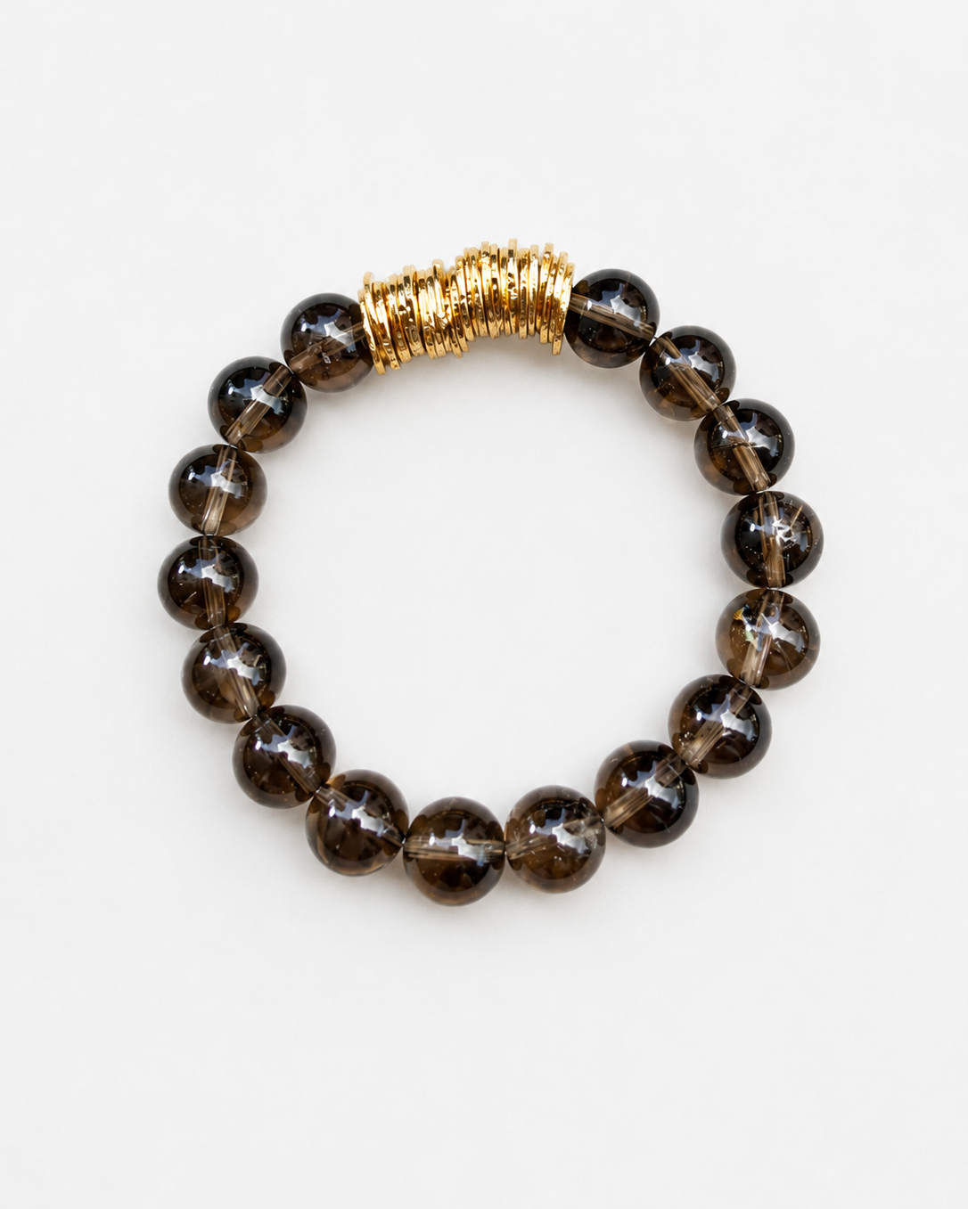 Bini Bracelets with Natural Stones \ Smoky Quartz