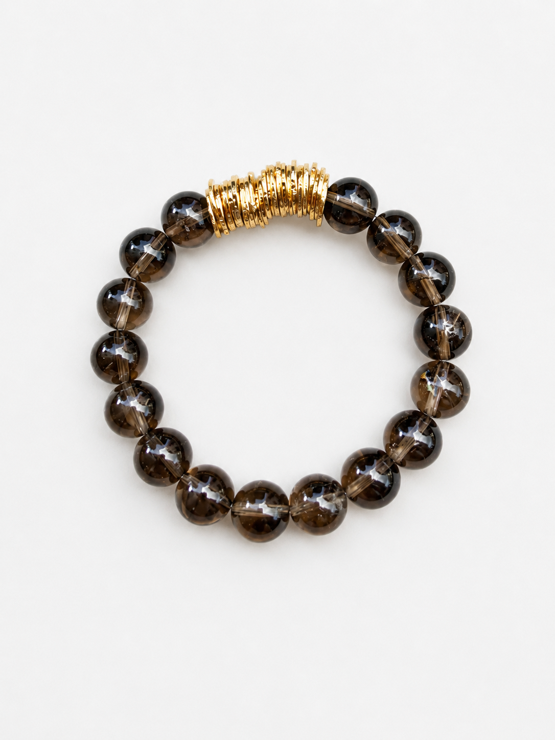 Bini Bracelets with Natural Stones \ Smoky Quartz