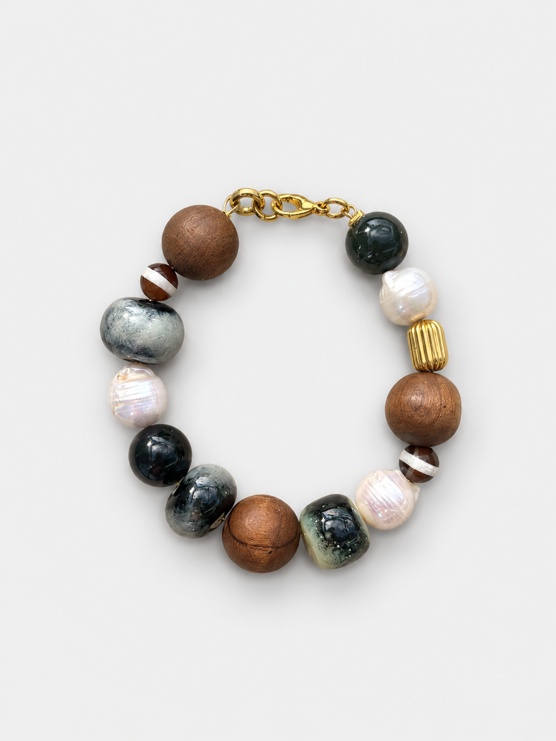 Collier Velia beige