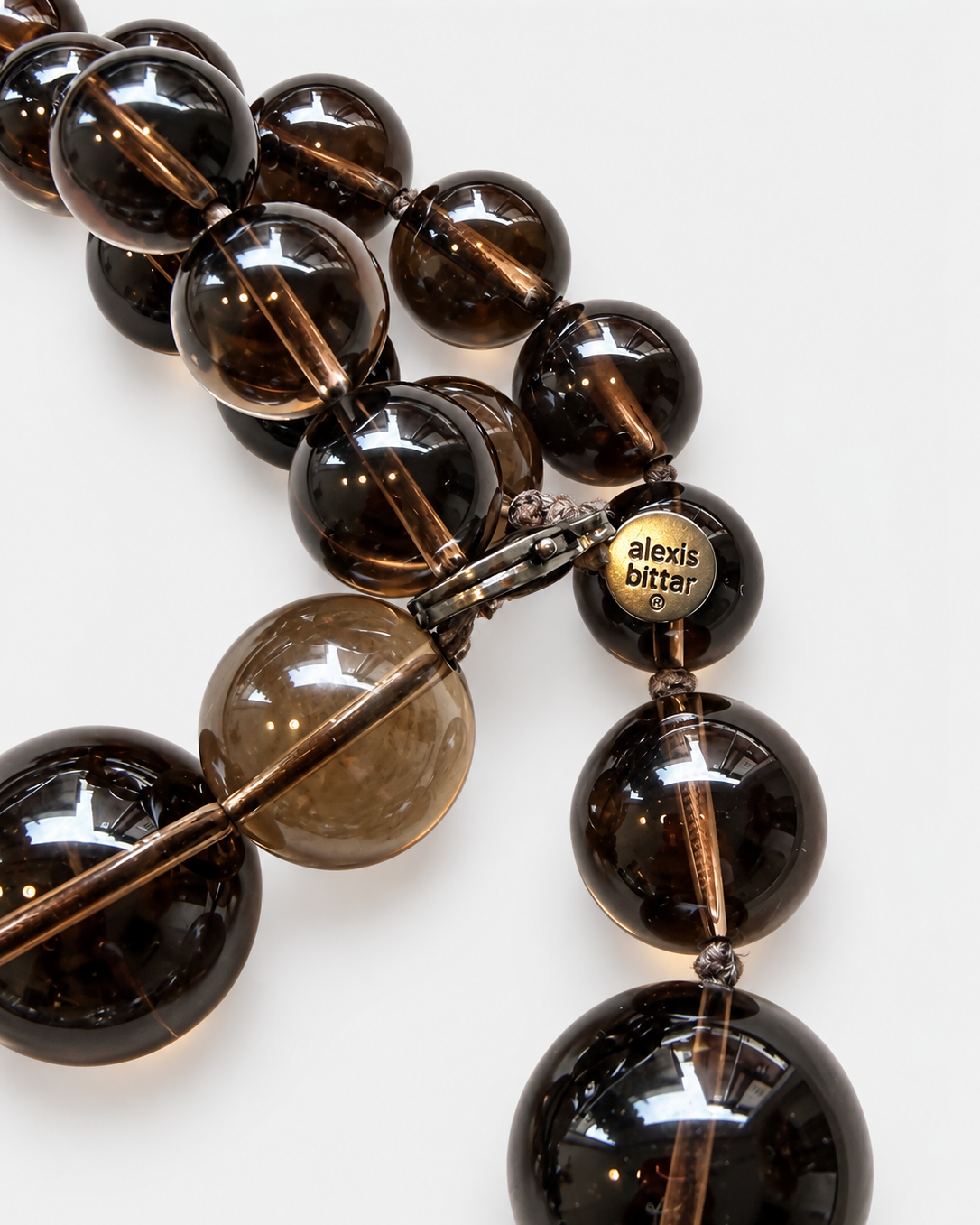 BINIBECA NEXT / VINTAGE SMOKY TOPAZ NECKLACE