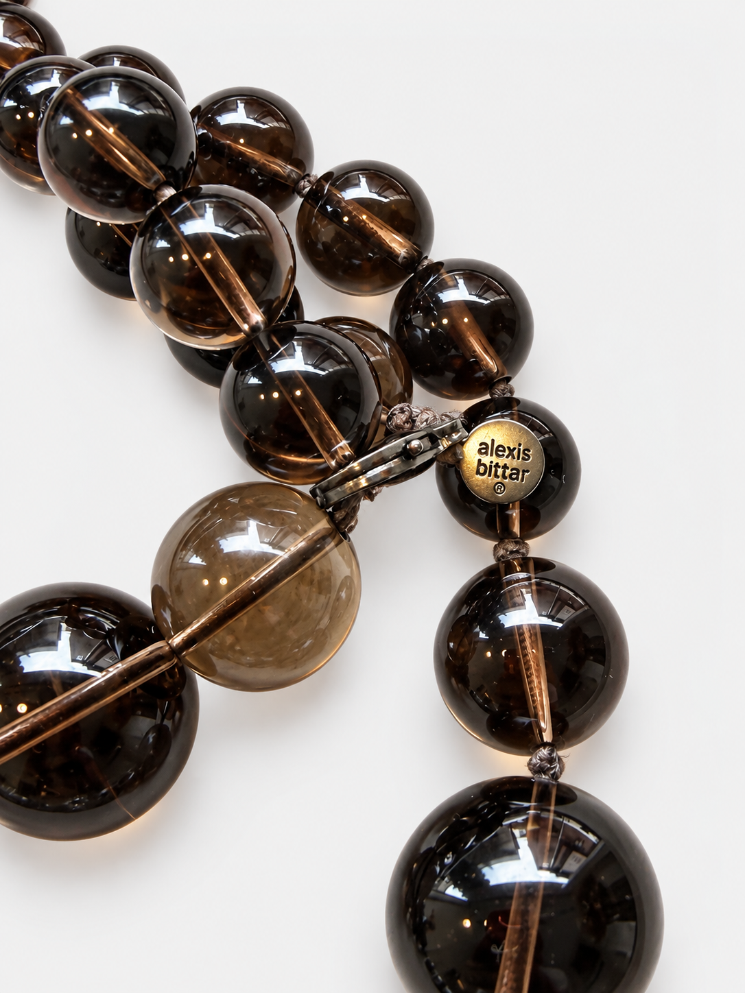 BINIBECA NEXT / VINTAGE SMOKY TOPAZ NECKLACE