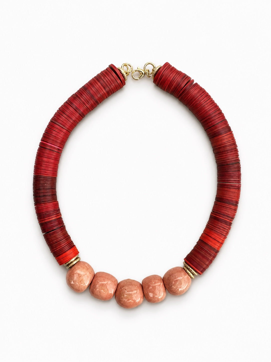 The High Summer Moana Necklace in Red