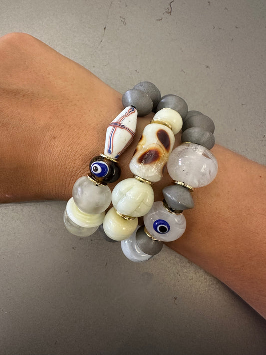 Summer 2025 Recycled Glass Bracelets - Drop II