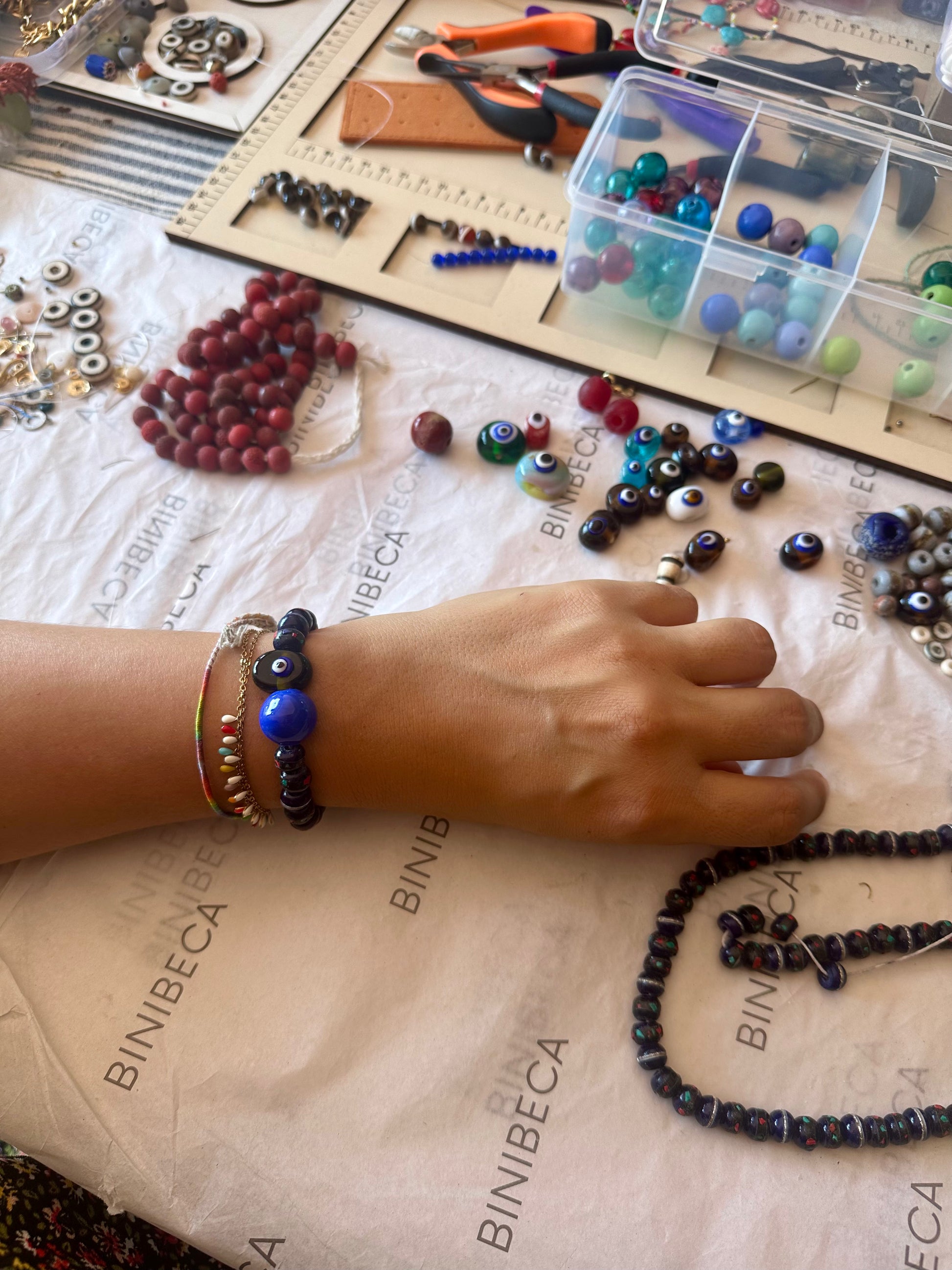 FW26-27 Bini Mala With Evil Eye bracelet