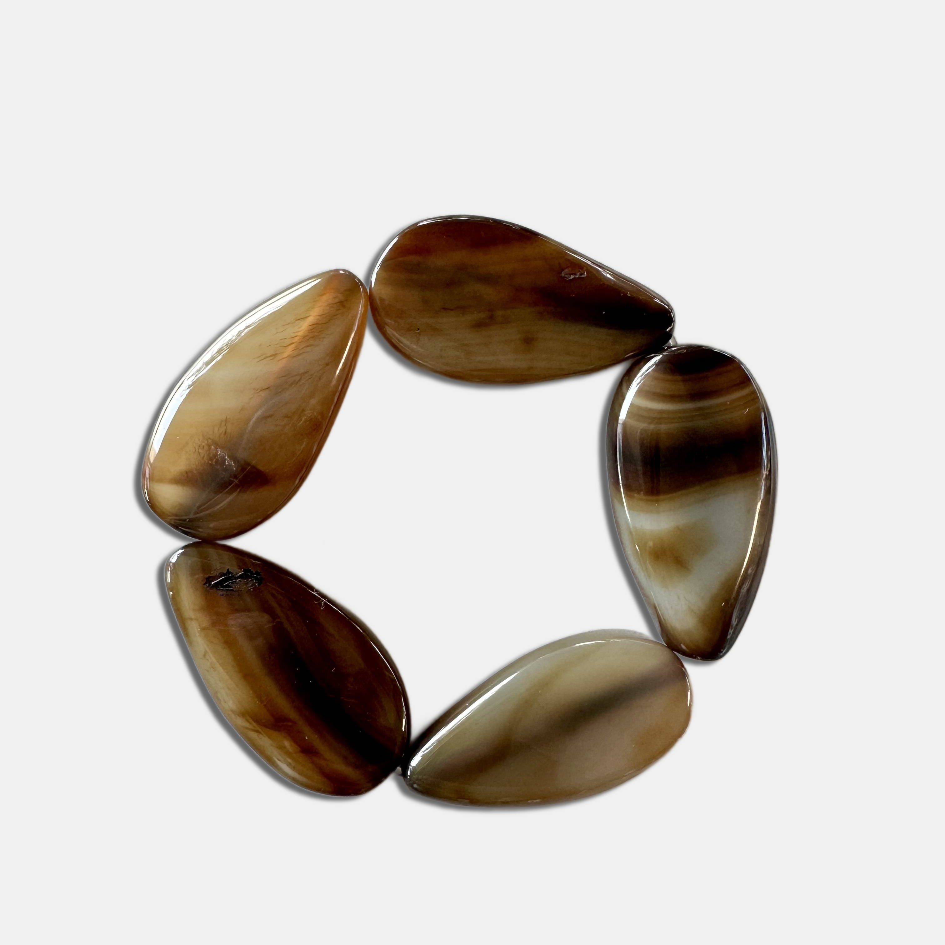 FW25 Flat Agates Bracelet