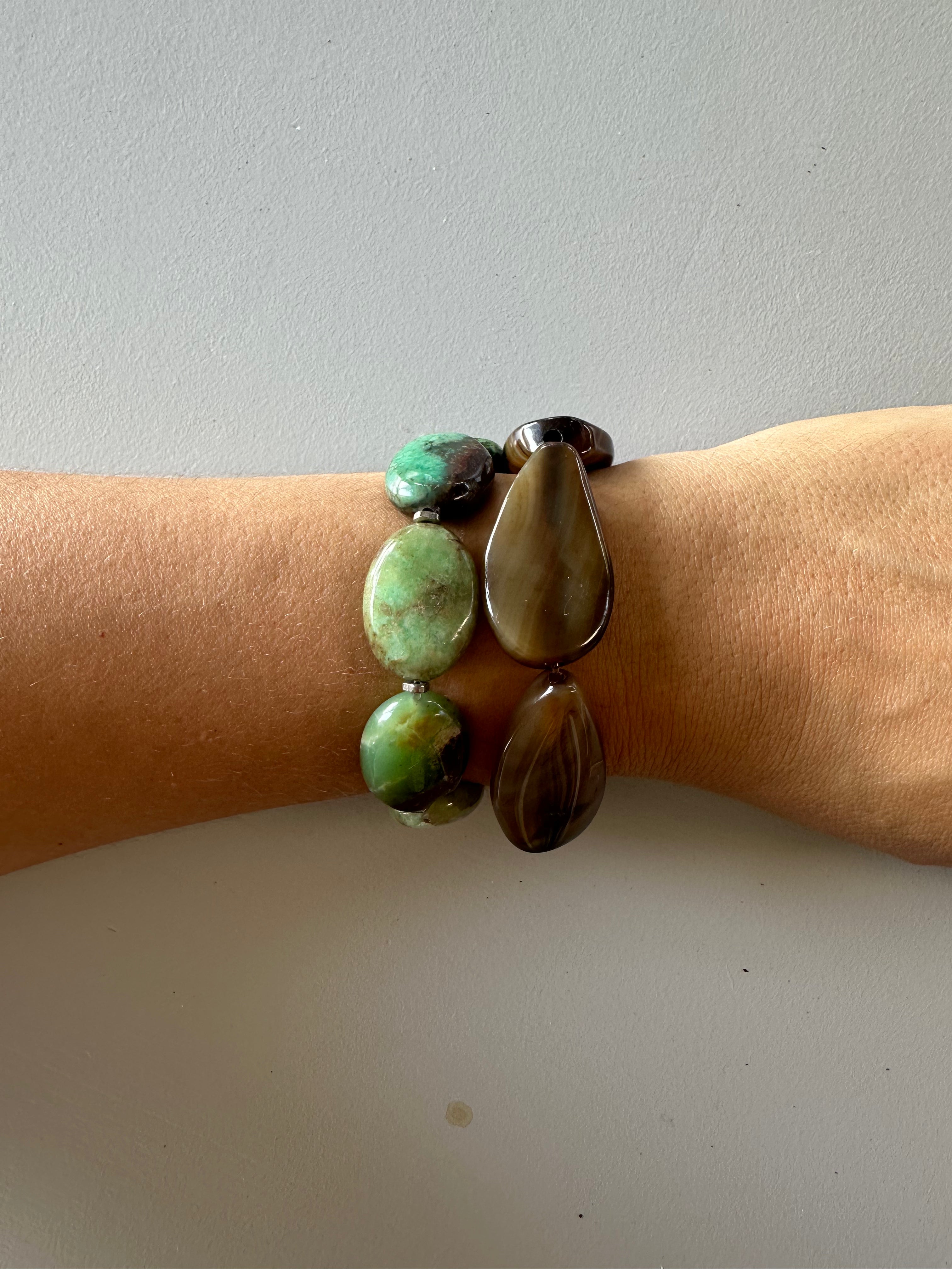 FW25 Flat Agates Bracelet