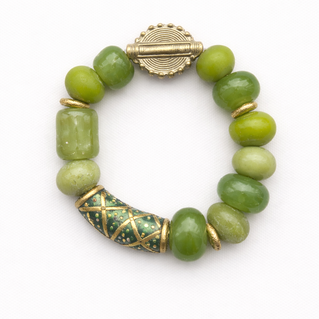 Green sun baule bracelets