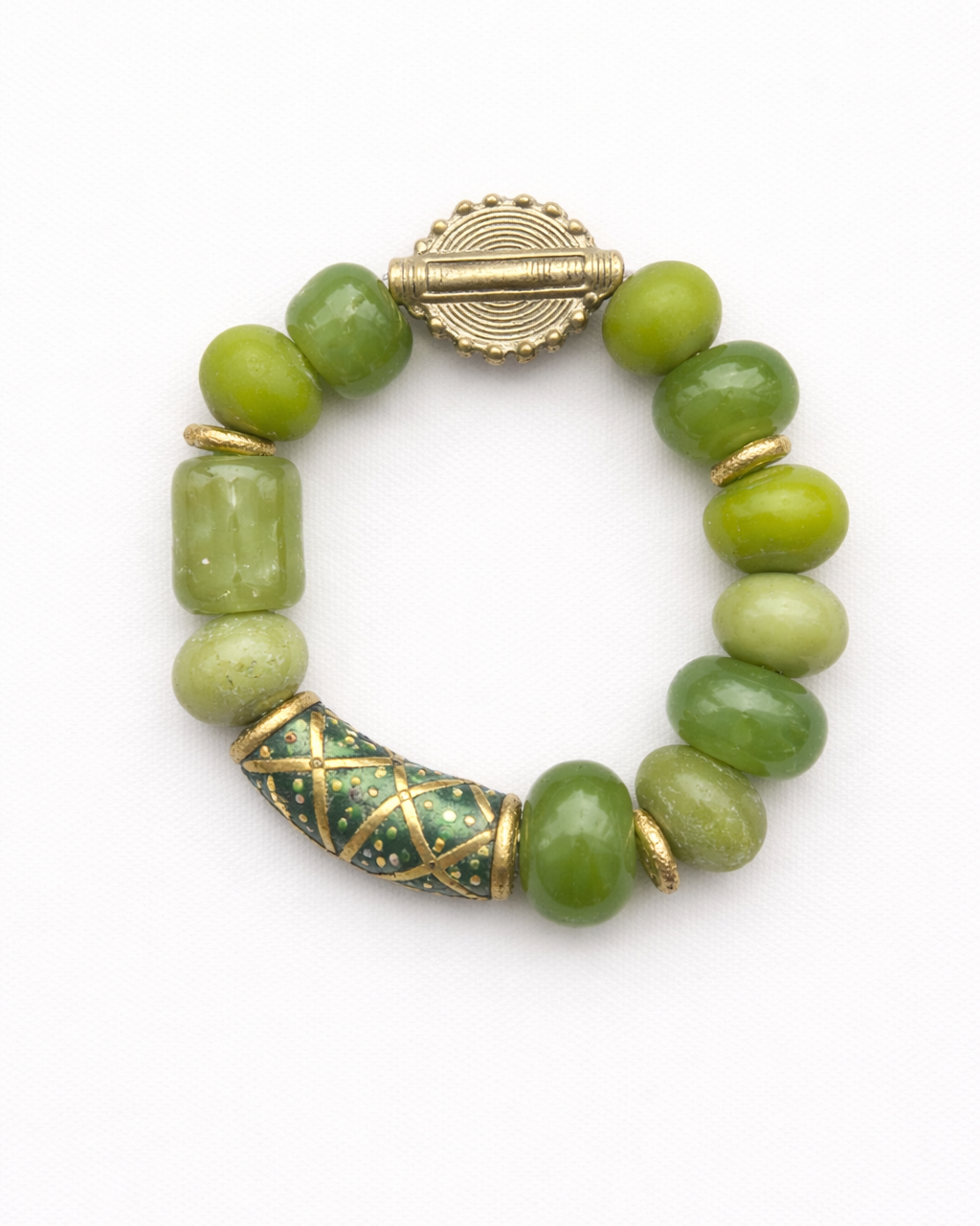 Green sun baule bracelets