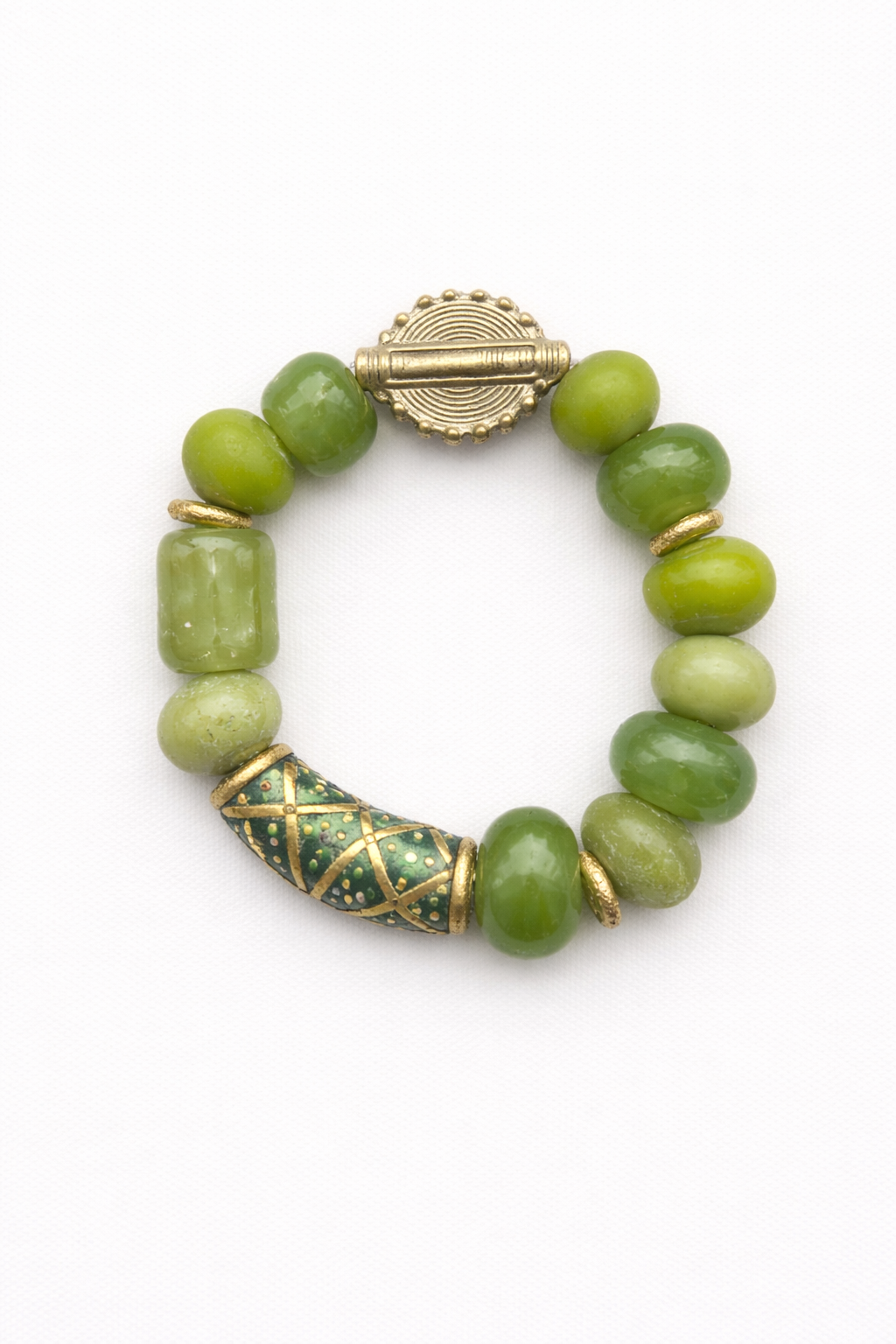 Green sun baule bracelets