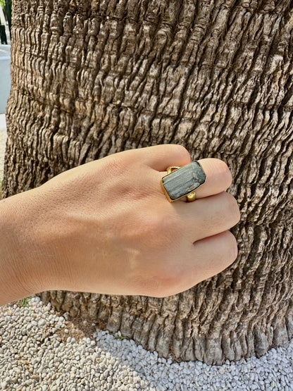 Labradorite Ring Three