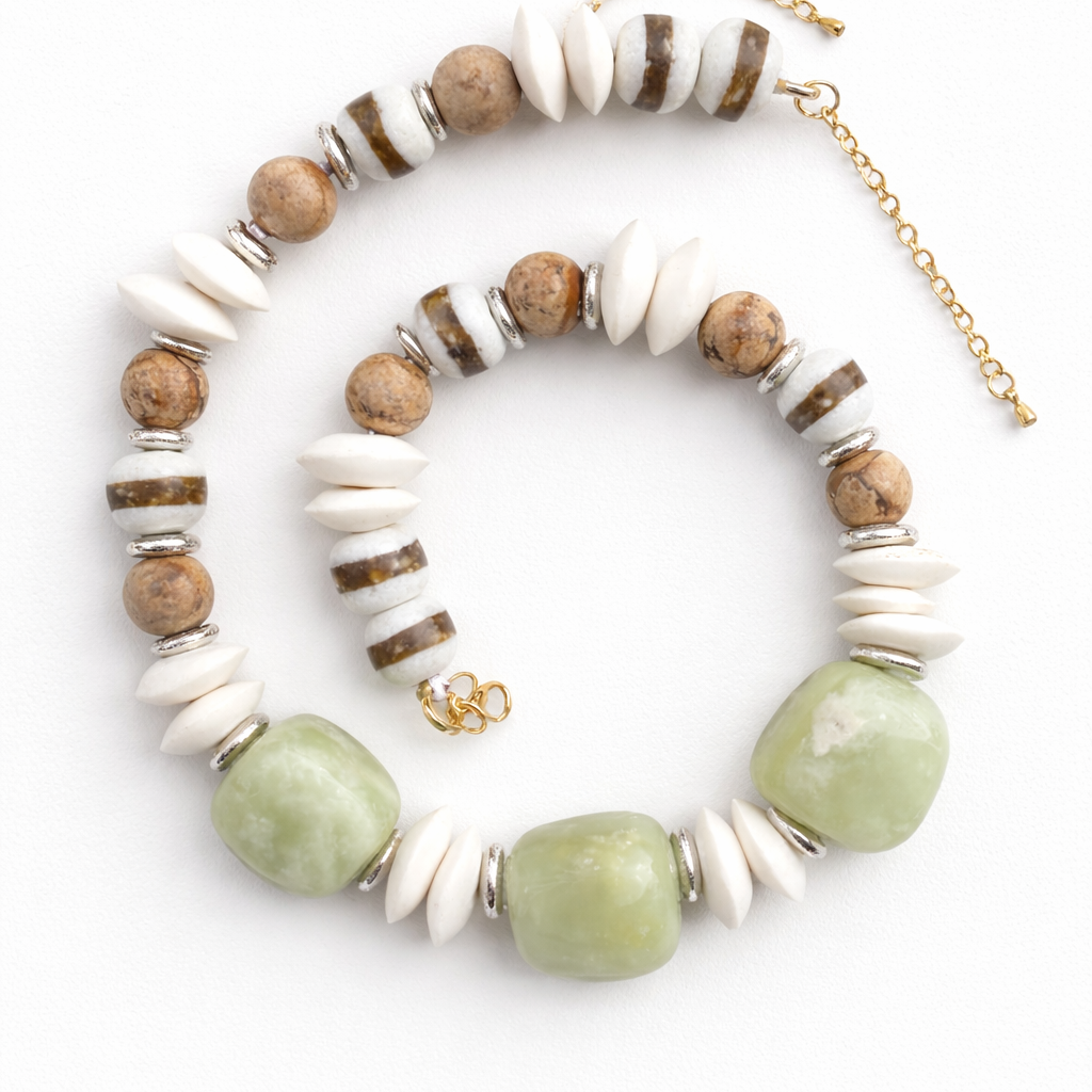 The Moana Necklace in Mint