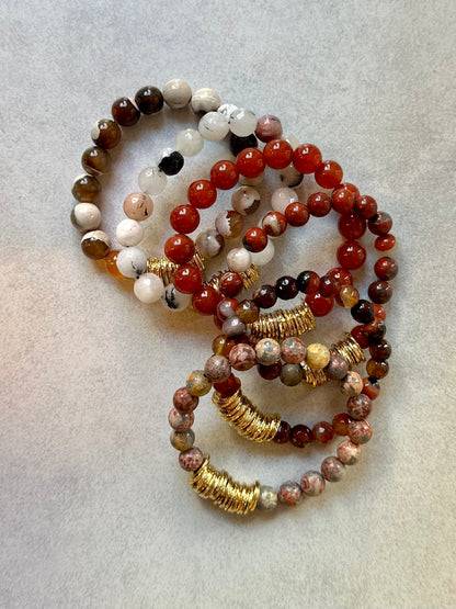 Bini Bracelets with Natural Stones / Fall24