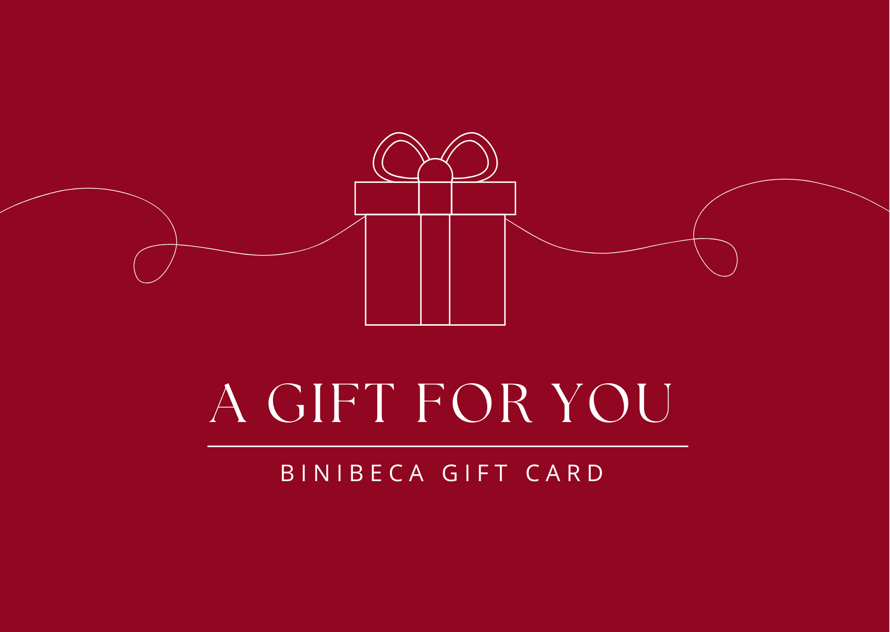 BiniBeca Design Gift Cards