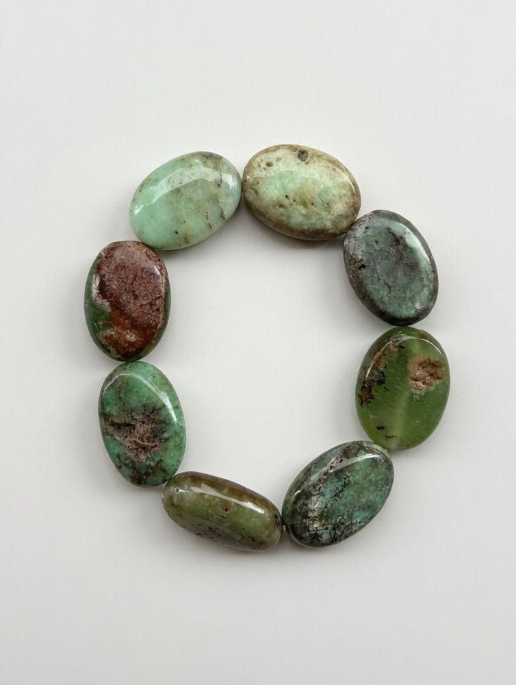 FW25 Flat Chrysoprase Bracelet