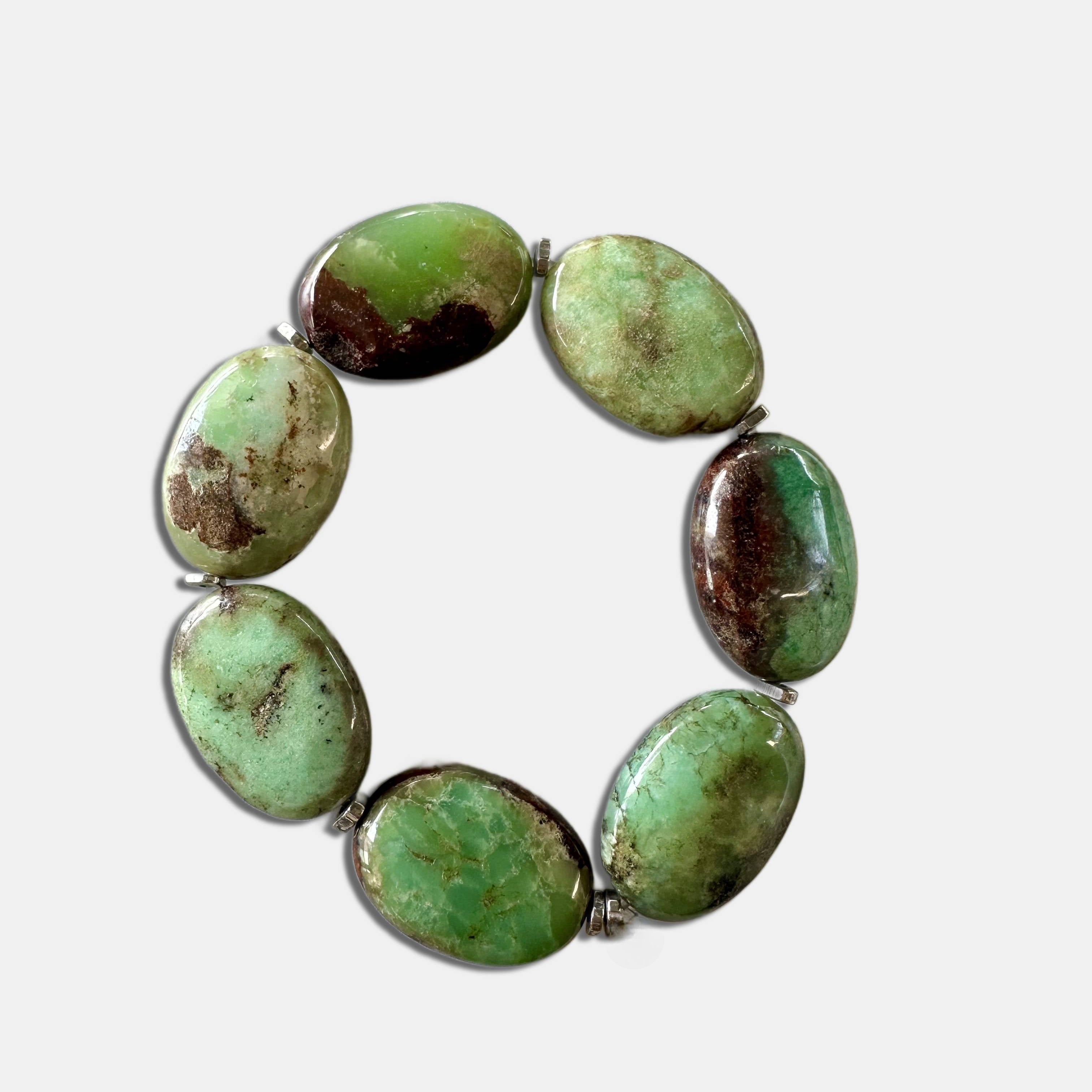 FW25 Flat Chrysoprase Bracelet