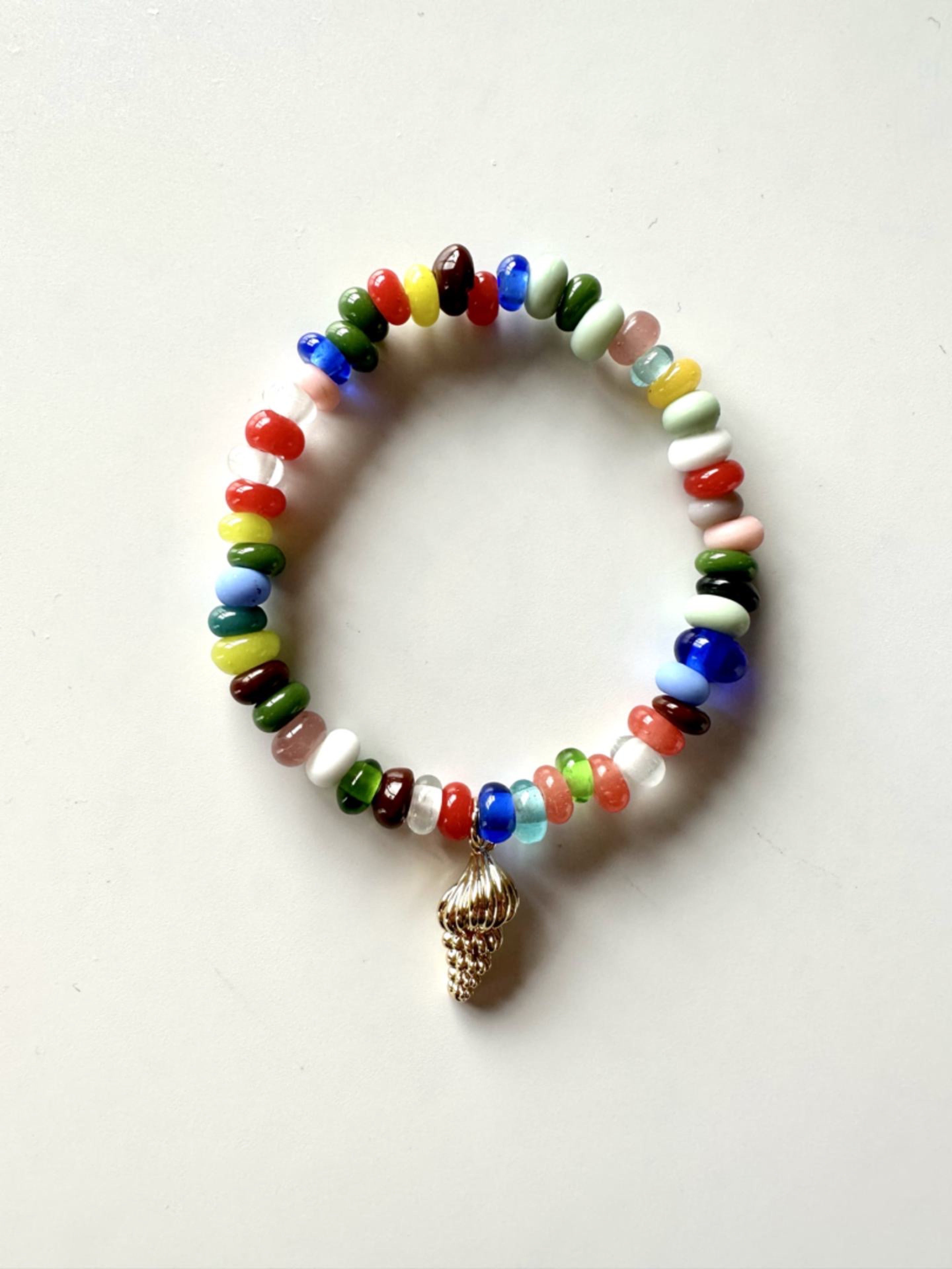 Glass beads for charm on sale bracelets