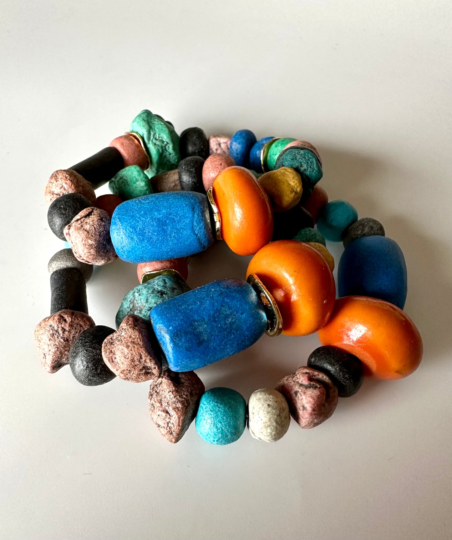 Morrocan Pottery Beads Bracelets / Pre-Fall 2023