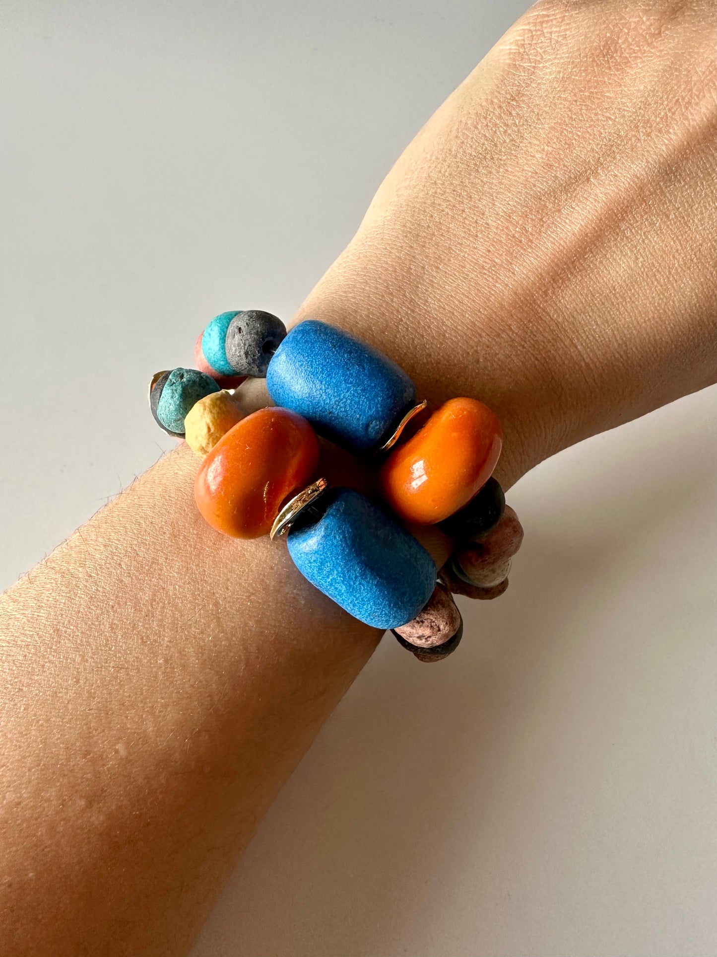 Morrocan Pottery Beads Bracelets / Pre-Fall 2023