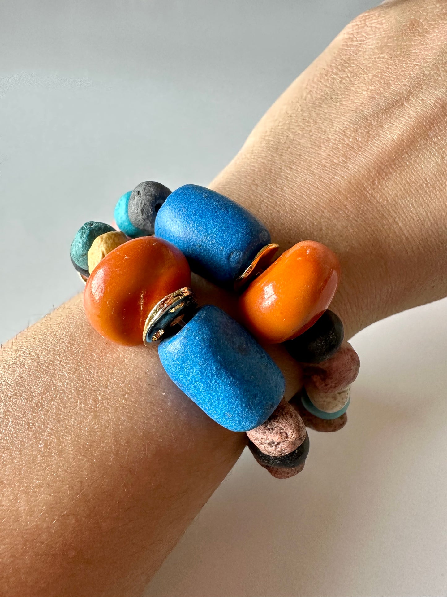 Morrocan Pottery Beads Bracelets / Pre-Fall 2023