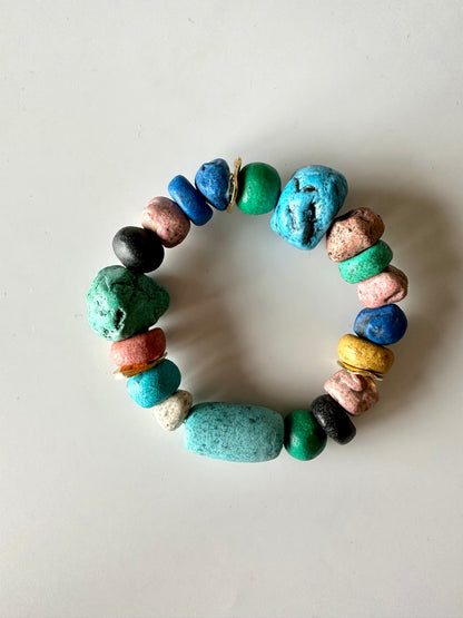 Morrocan Pottery Beads Bracelets / Pre-Fall 2023