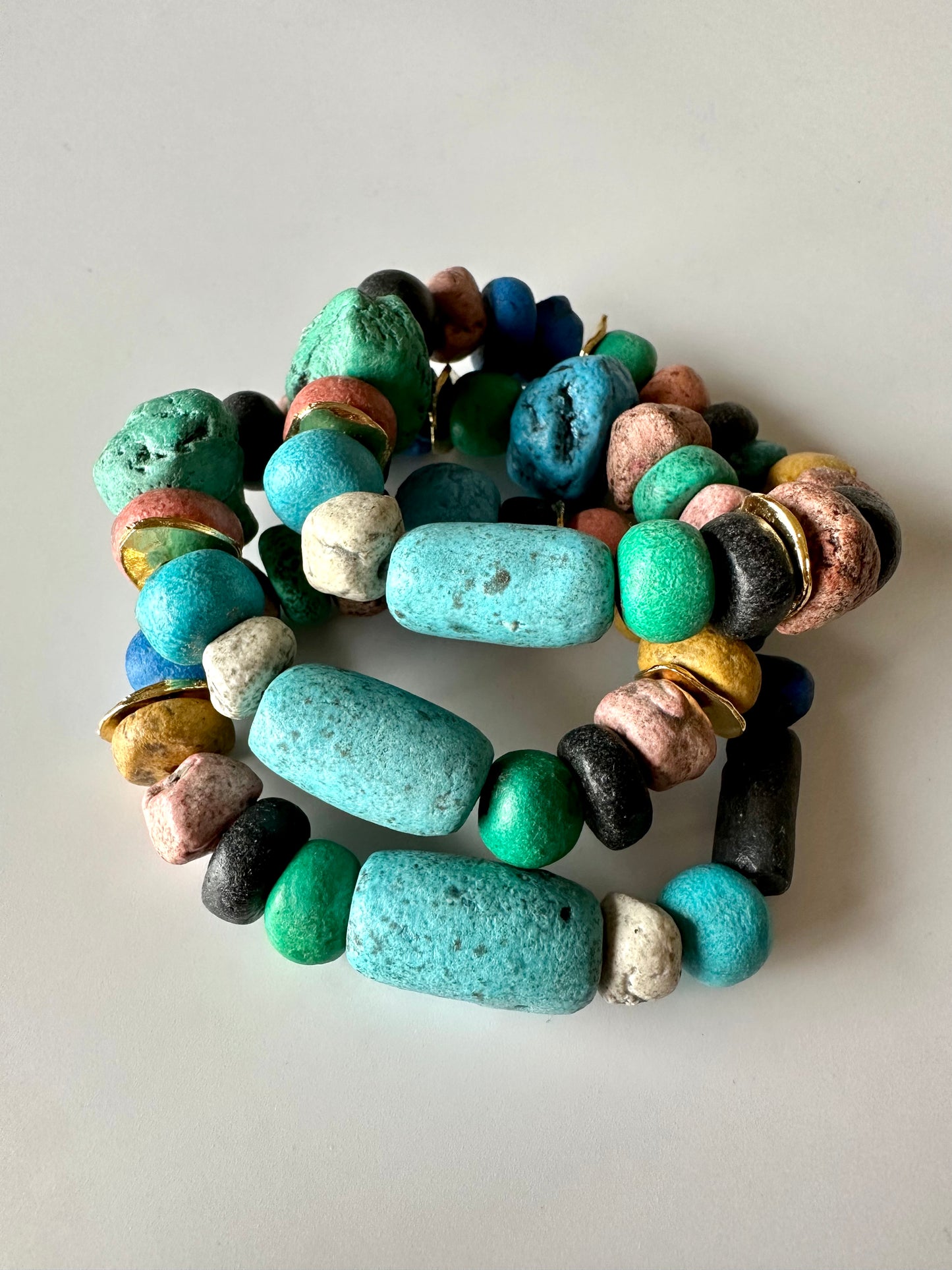 Morrocan Pottery Beads Bracelets / Pre-Fall 2023