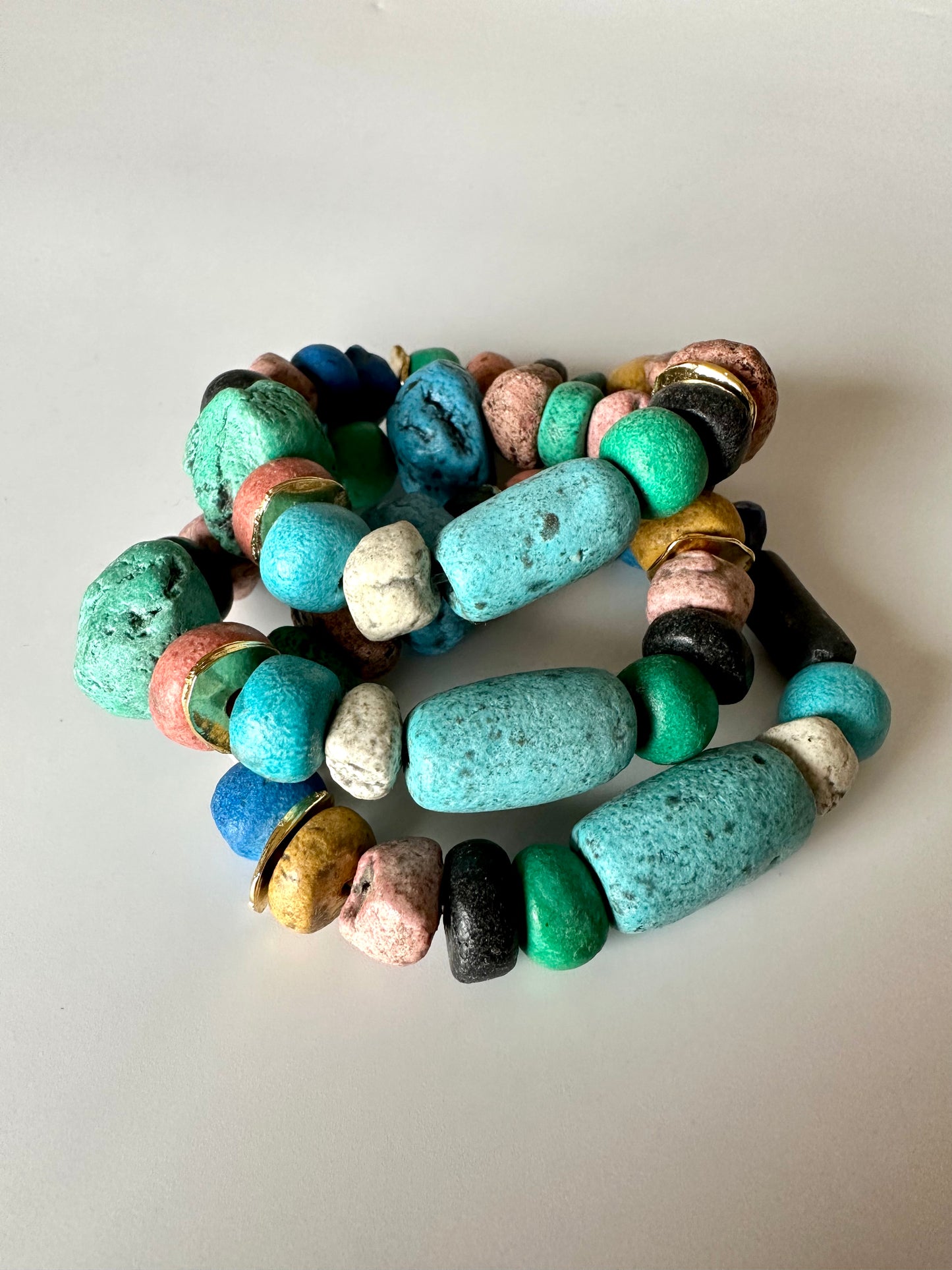 Morrocan Pottery Beads Bracelets / Pre-Fall 2023