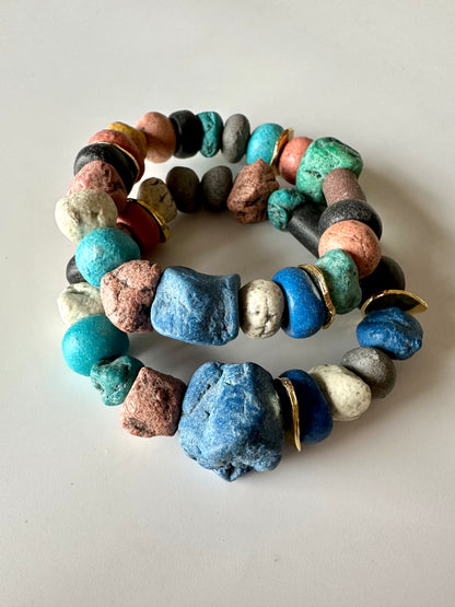 Morrocan Pottery Beads Bracelets / Pre-Fall 2023