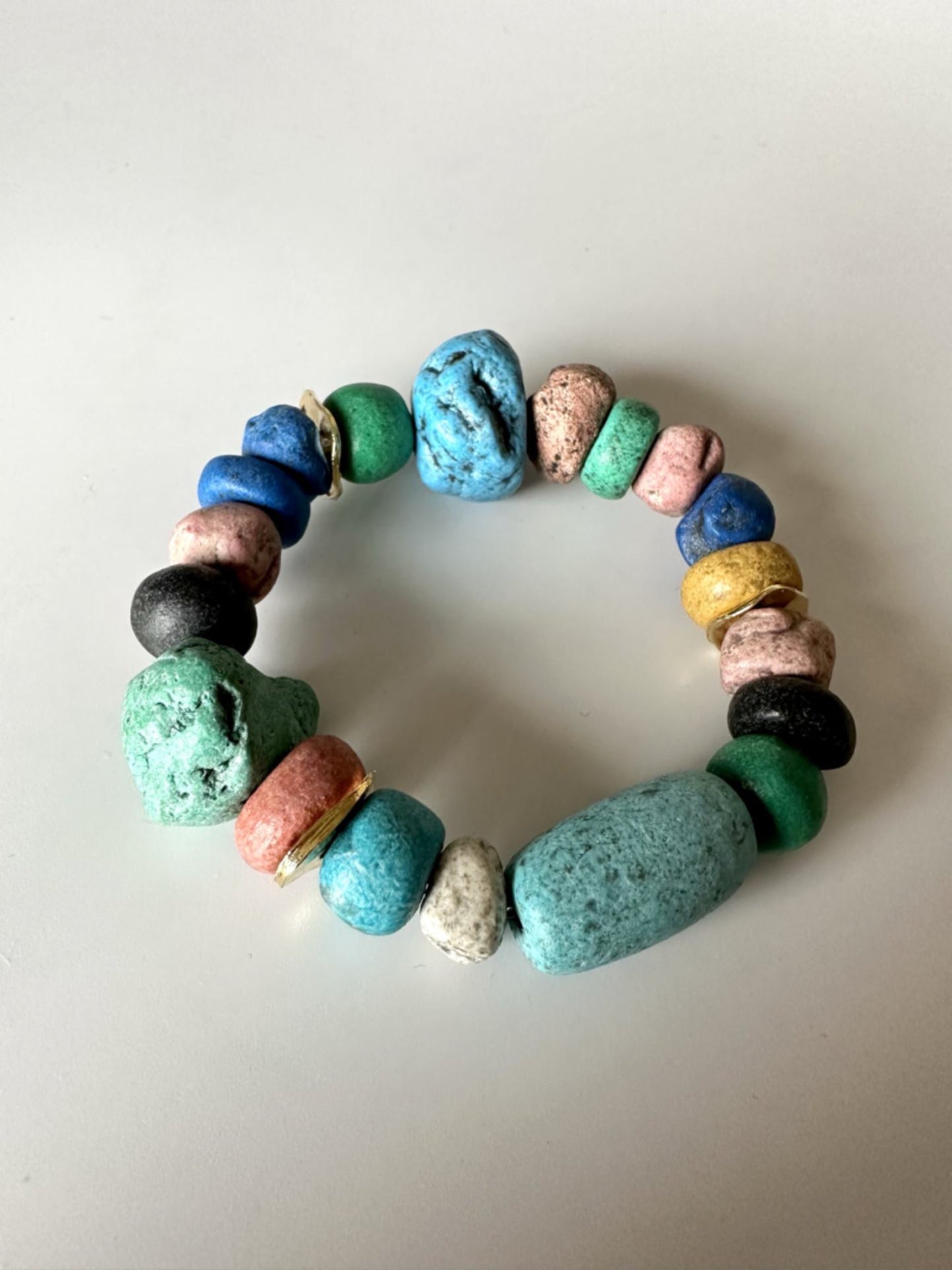 Morrocan Pottery Beads Bracelets / Pre-Fall 2023