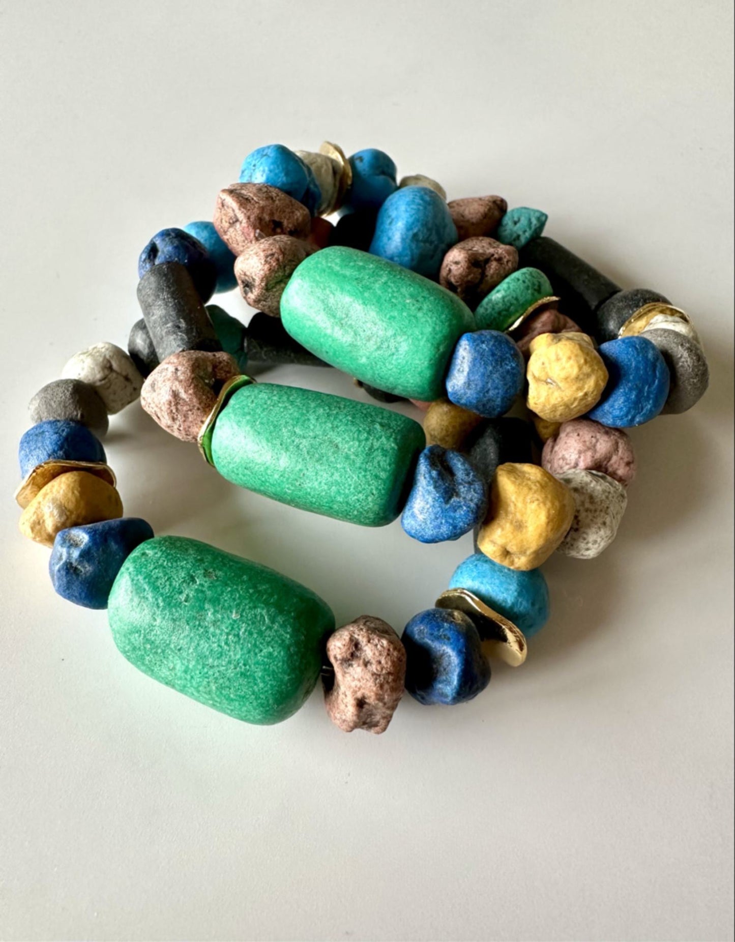 Morrocan Pottery Beads Bracelets / Pre-Fall 2023