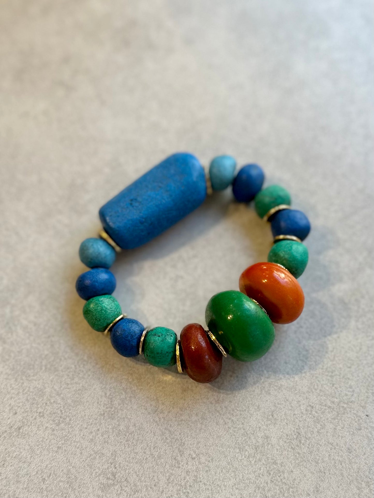 Morrocan Pottery Beads Bracelets / Pre-Fall 2023