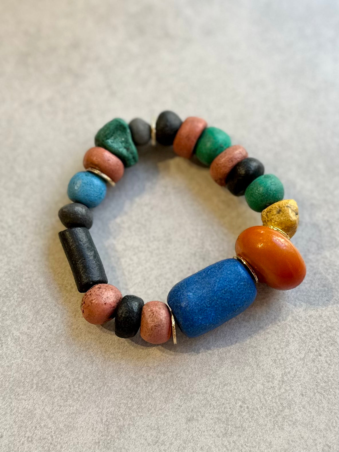 Morrocan Pottery Beads Bracelets / Pre-Fall 2023