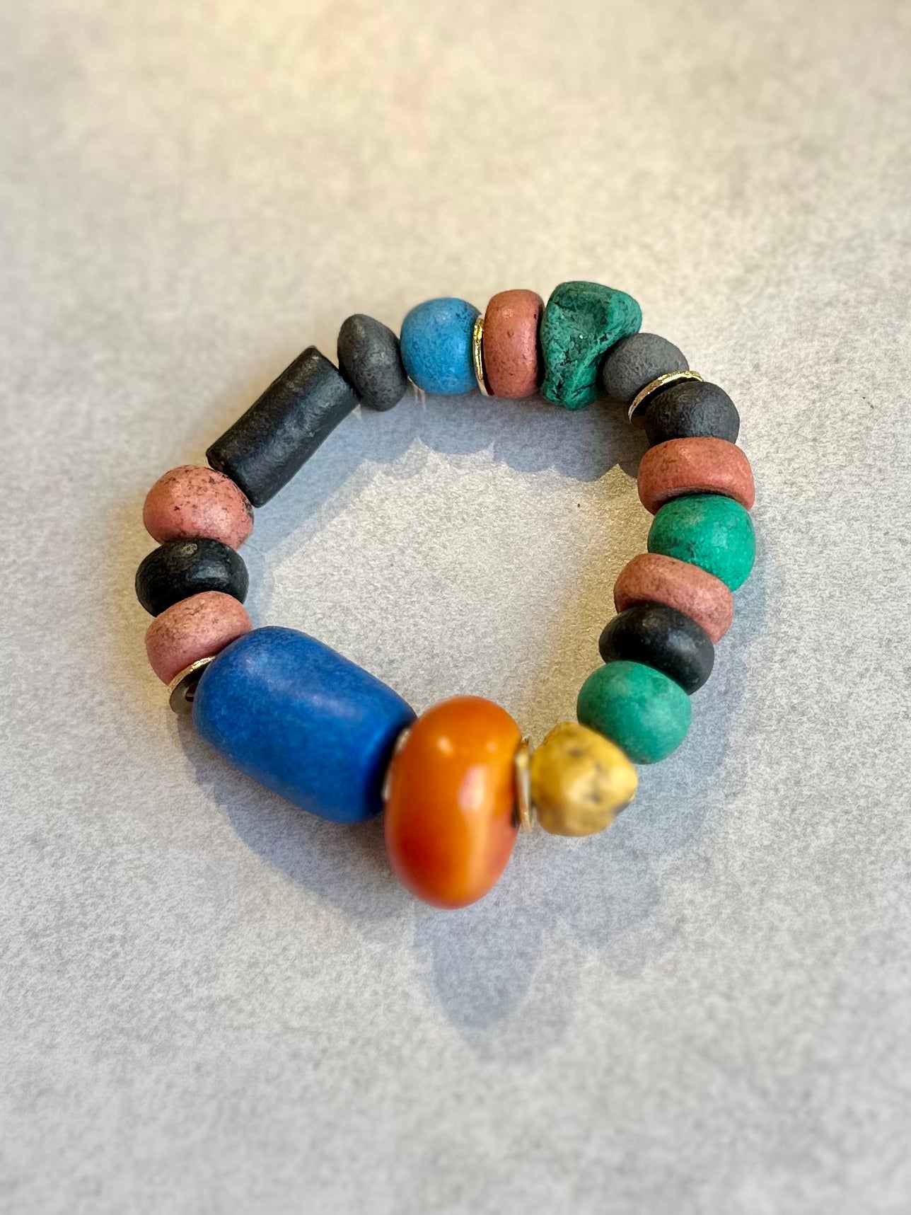 Morrocan Pottery Beads Bracelets / Pre-Fall 2023