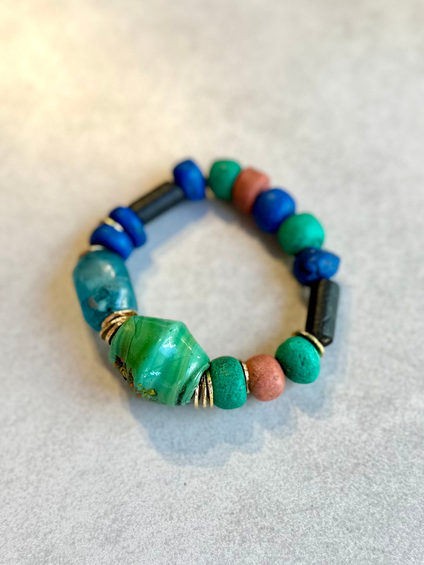 Morrocan Pottery Beads Bracelets / Pre-Fall 2023